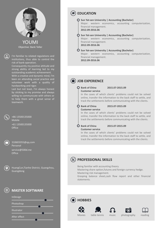 英文简历34英文简历word模板