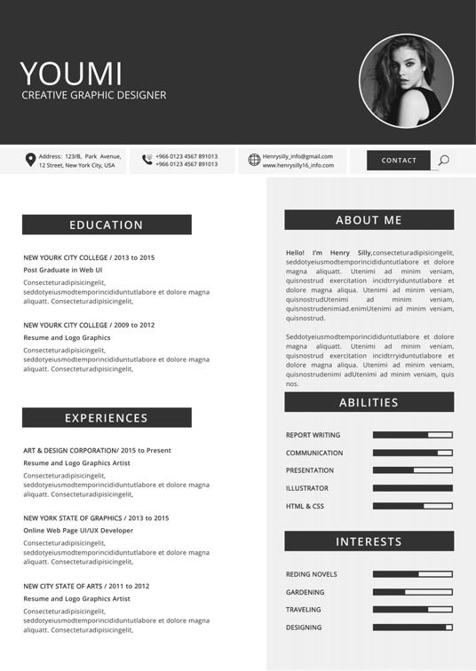 英文简历38英文简历word模板